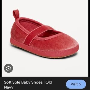Old Navy Soft Sole Baby Shoes - Mauve